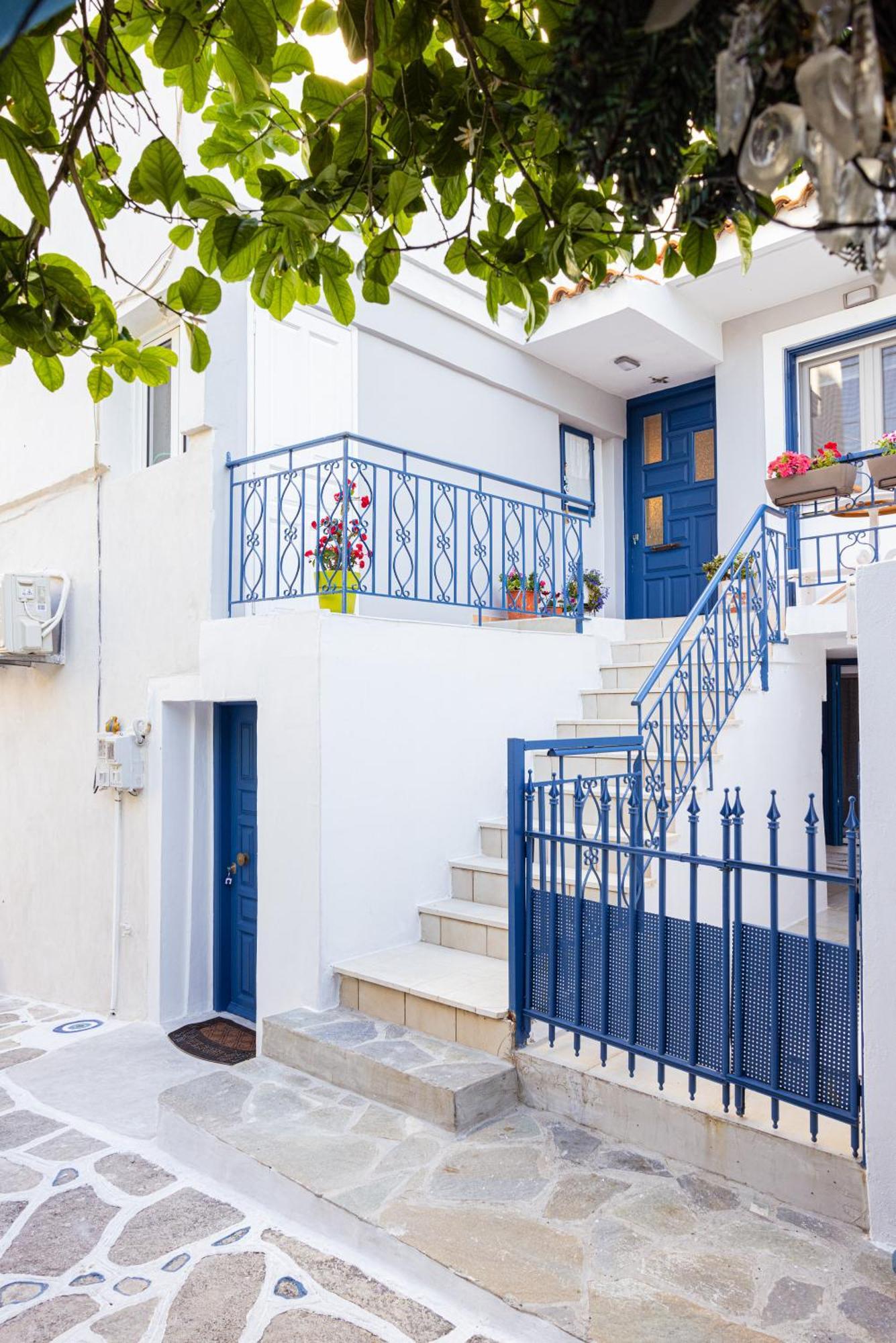 Pythagorio Blue Street Apartment With Balcony Extérieur photo